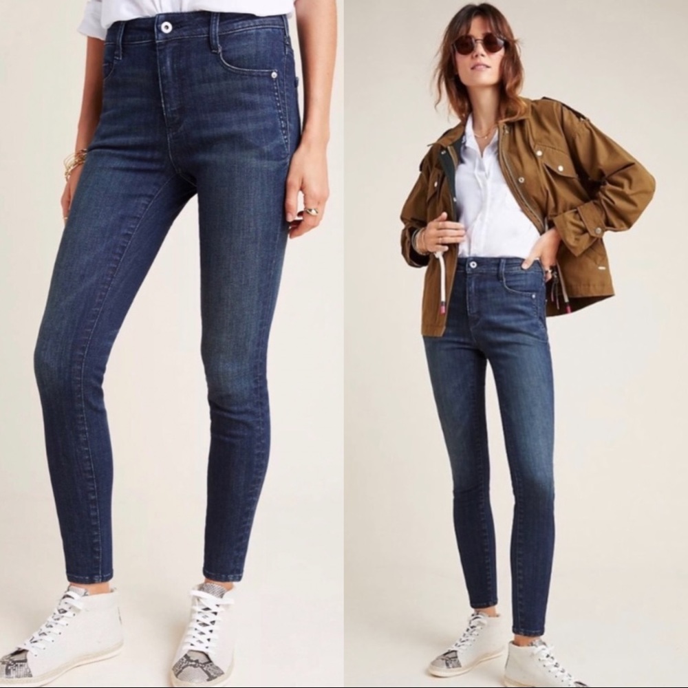 Anthropologie Pilcro Ultra High Rise Denim Legging Jegging Skinny Jeans